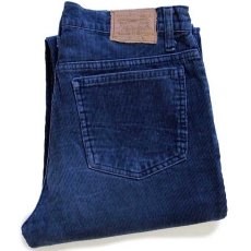 画像1: 80s Levi'sリーバイス 630 コーデュロイパンツ 紺 w30★ユーロ (1)