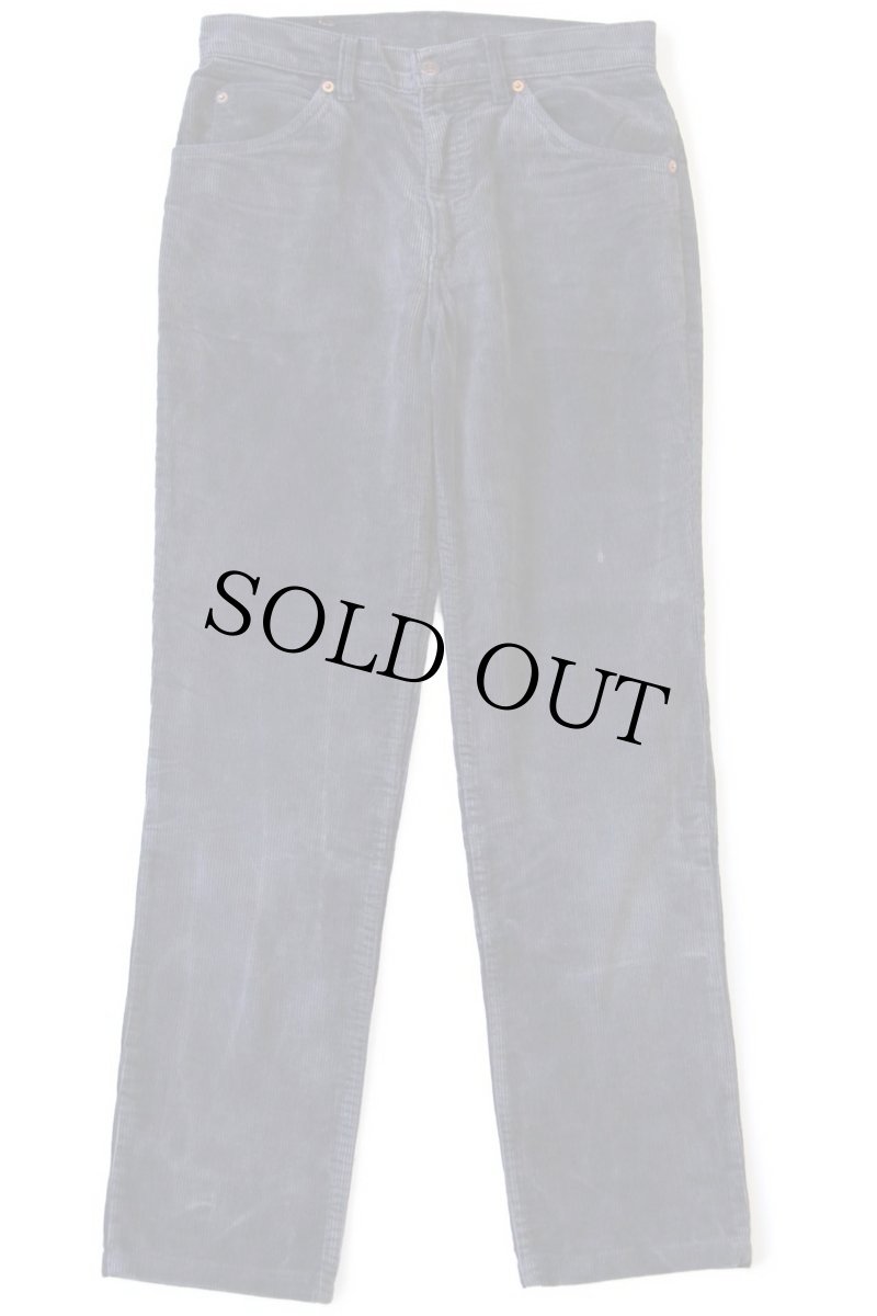 画像2: 90s フランス製 Levi'sリーバイス 631 コーデュロイパンツ チャコールグレー w30★ユーロ (2)