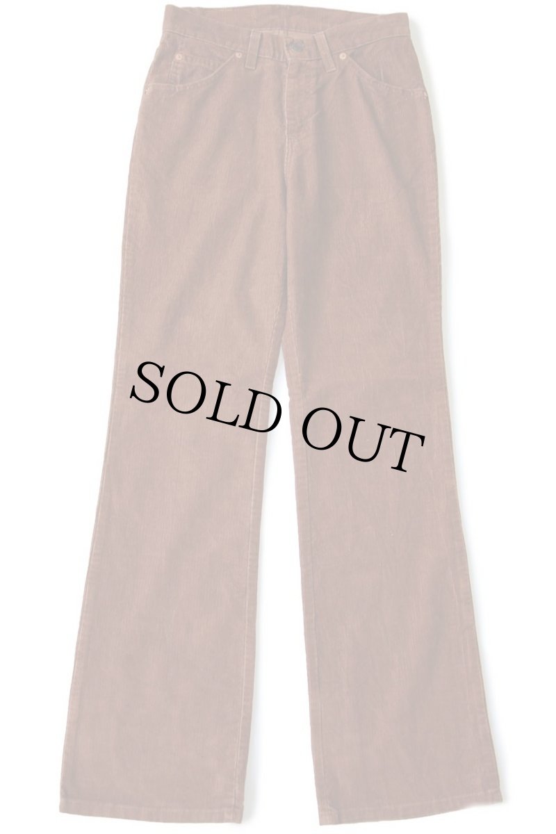 画像2: 90s USA製 Levi'sリーバイス 917 コーデュロイパンツ 茶 7 JR.M★ブーツカット (2)