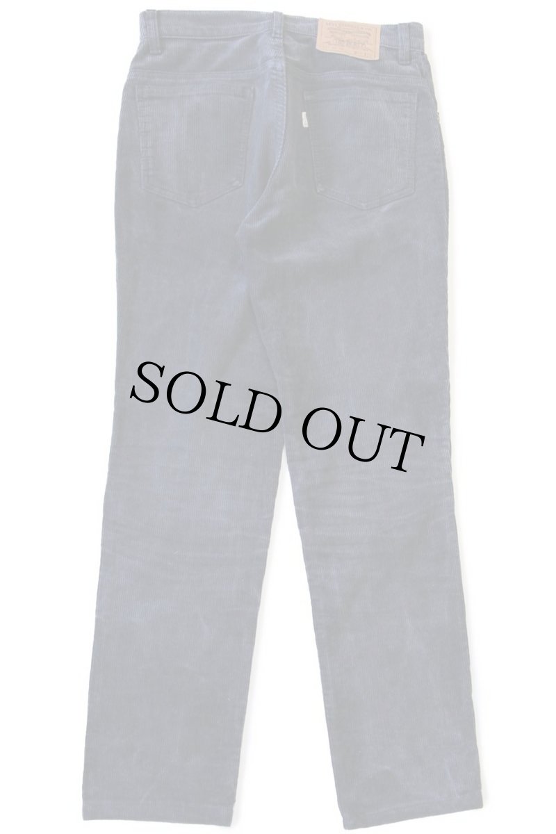 画像3: 90s フランス製 Levi'sリーバイス 631 コーデュロイパンツ チャコールグレー w30★ユーロ (3)