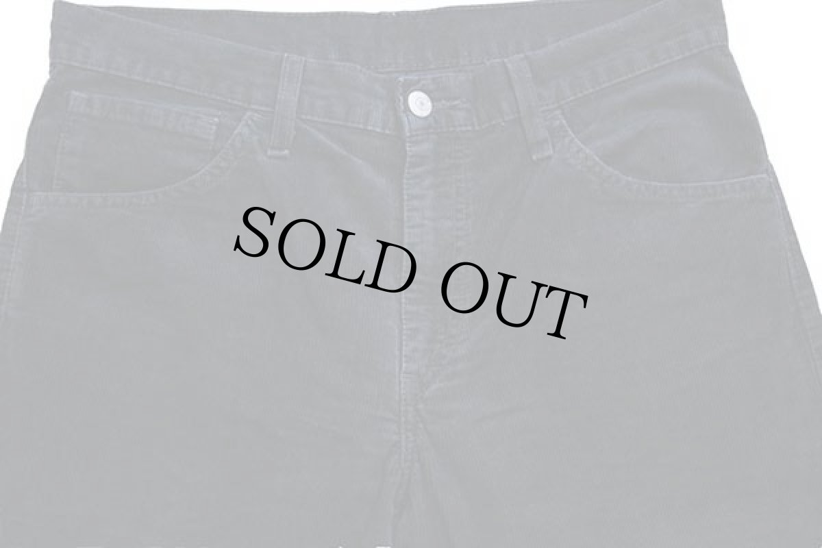 画像4: 00s ルーマニア製 Levi'sリーバイス 507 コーデュロイパンツ 黒 w32 L32★ユーロ (4)