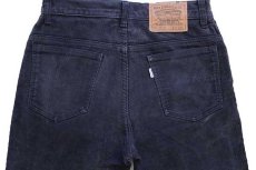 画像4: 90s フランス製 Levi'sリーバイス 631 コーデュロイパンツ チャコールグレー w30★ユーロ (4)