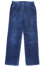 画像2: 80s Levi'sリーバイス 630 コーデュロイパンツ 紺 w30★ユーロ (2)