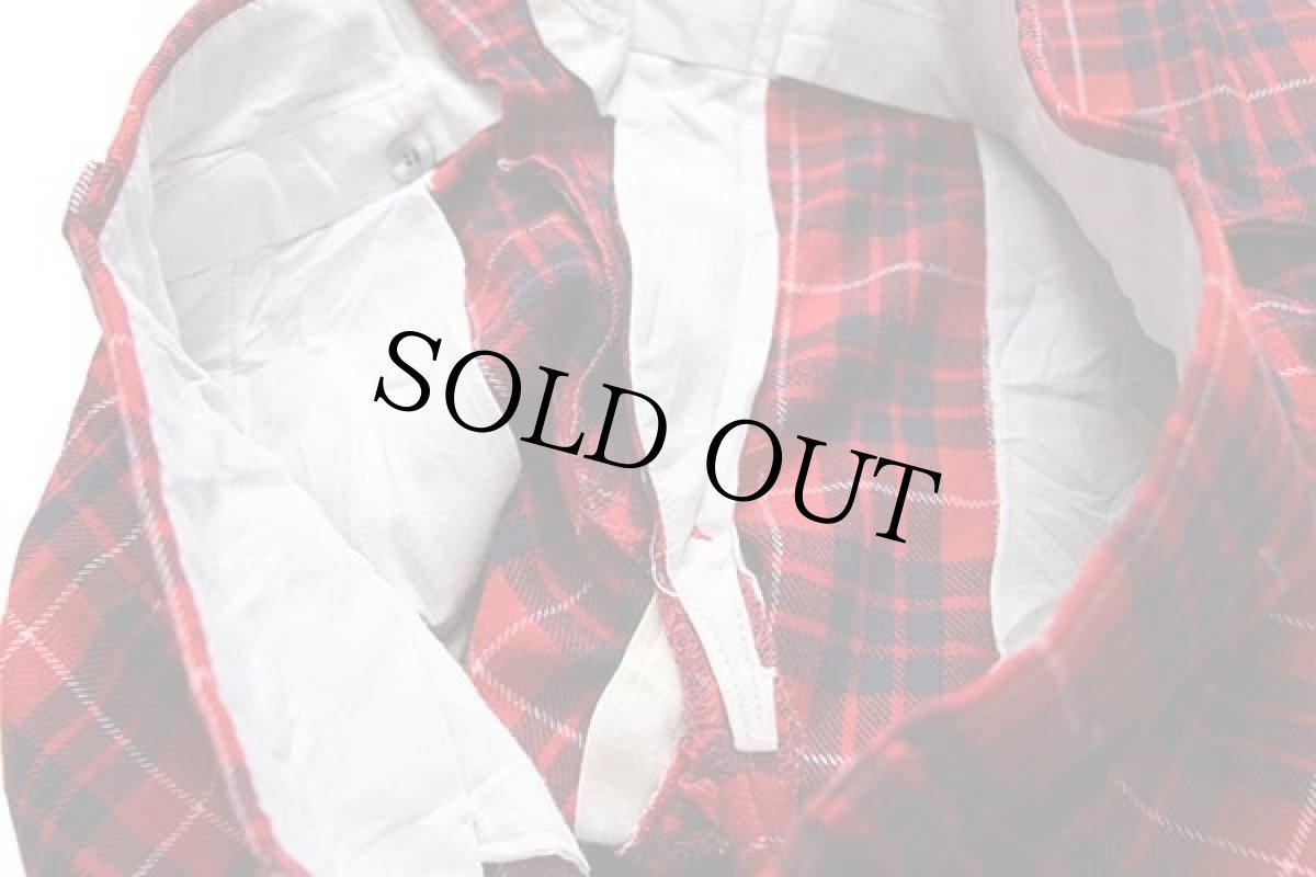 画像10: 70s USA製 PENDLETONペンドルトン タータンチェック ウールパンツ w35 (10)