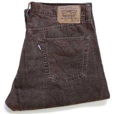 画像1: 90s Levi'sリーバイス 551 コーデュロイパンツ 焦げ茶 w36★ユーロ (1)