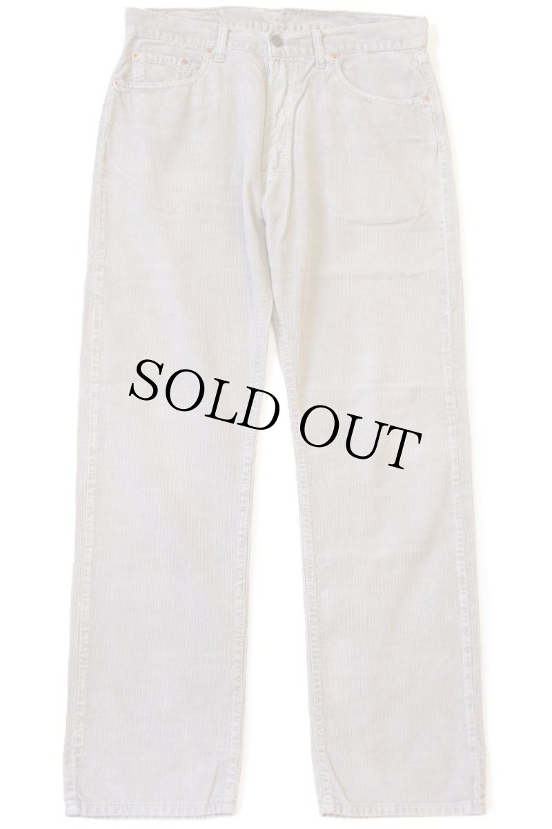 画像2: 90s イタリア製 Levi'sリーバイス 551 コーデュロイパンツ グレーベージュ w34 L32★ユーロ (2)