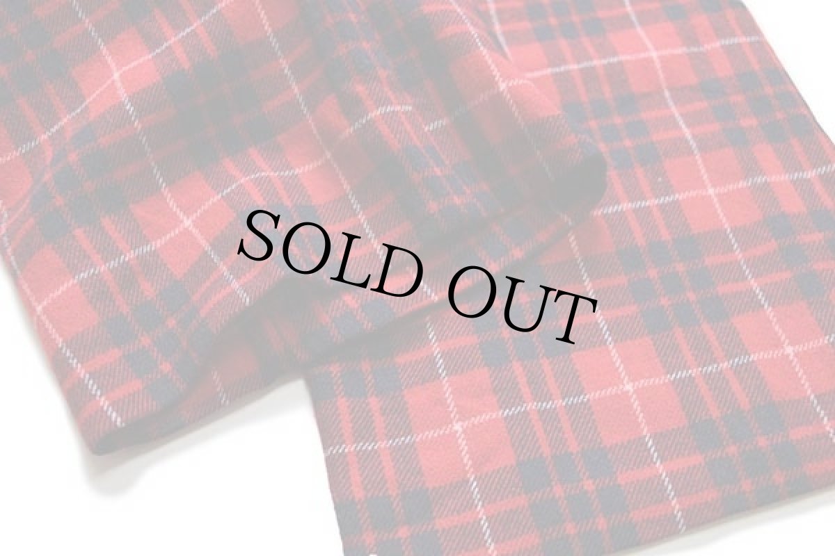 画像8: 70s USA製 PENDLETONペンドルトン タータンチェック ウールパンツ w35 (8)