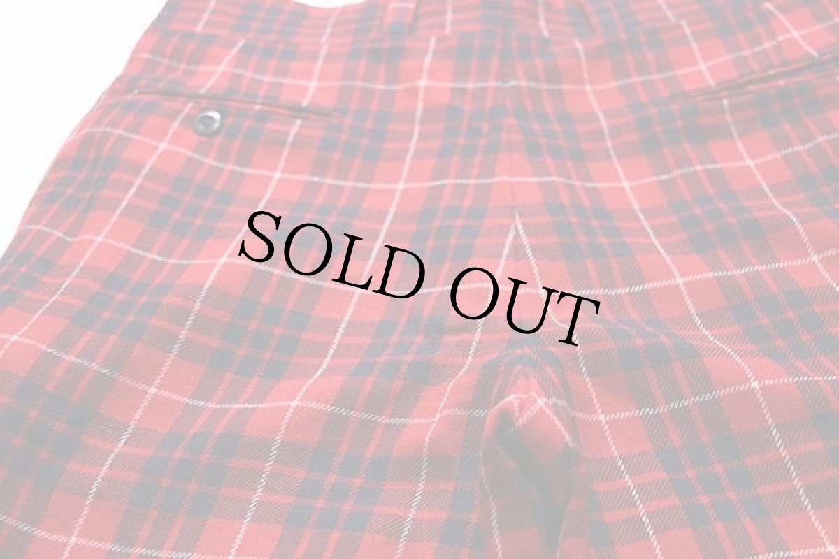 画像5: 70s USA製 PENDLETONペンドルトン タータンチェック ウールパンツ w35 (5)