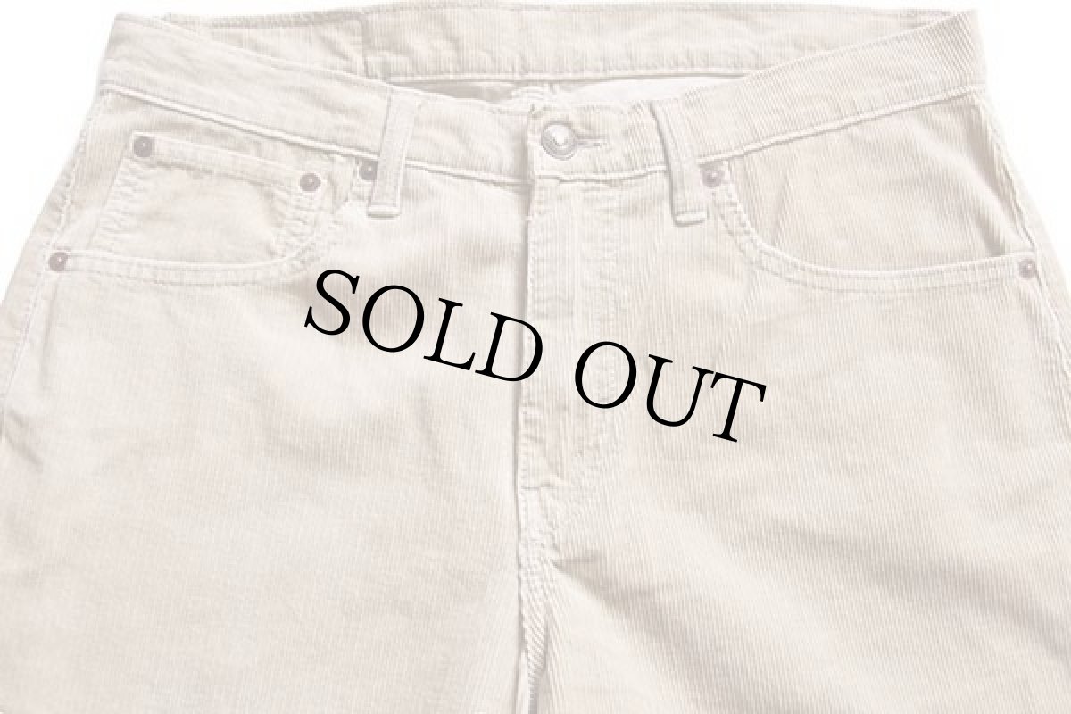 画像4: 00s トルコ製 Levi'sリーバイス 751 コーデュロイパンツ 薄茶 w32 L32★ユーロ (4)