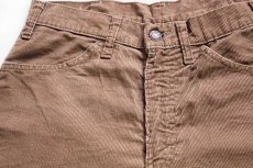 画像4: 70s USA製 Levi'sリーバイス 646 コーデュロイパンツ ベージュ w30 L34★ベルボトム (4)