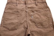 画像5: 70s USA製 Levi'sリーバイス 646 コーデュロイパンツ ベージュ w30 L34★ベルボトム (5)
