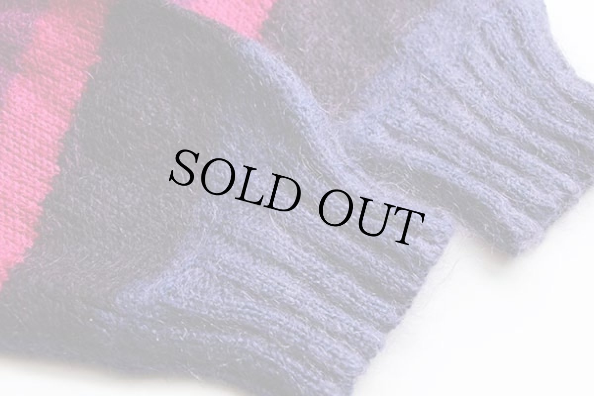 画像7: 90s toplike ロング モヘヤ ニット カーディガン 46 (7)