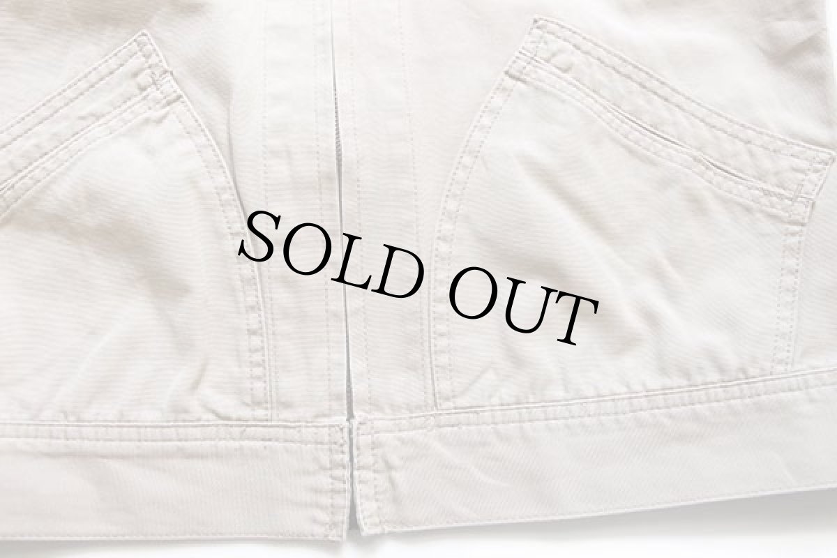 画像6: Leeリー 91-B キャンバス ワークジャケット アイボリー M★ユーロ (6)