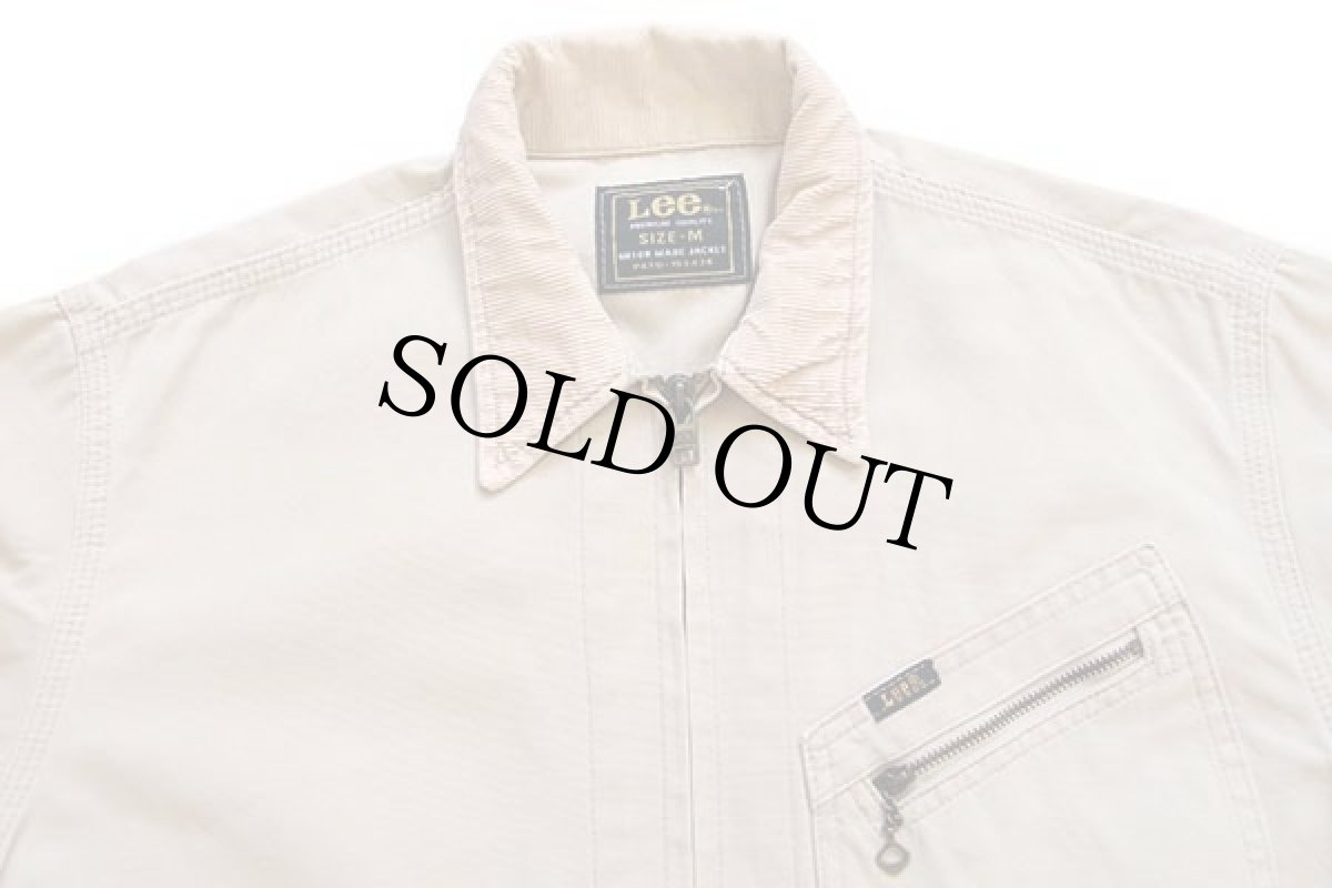 画像3: Leeリー 91-B キャンバス ワークジャケット アイボリー M★ユーロ (3)