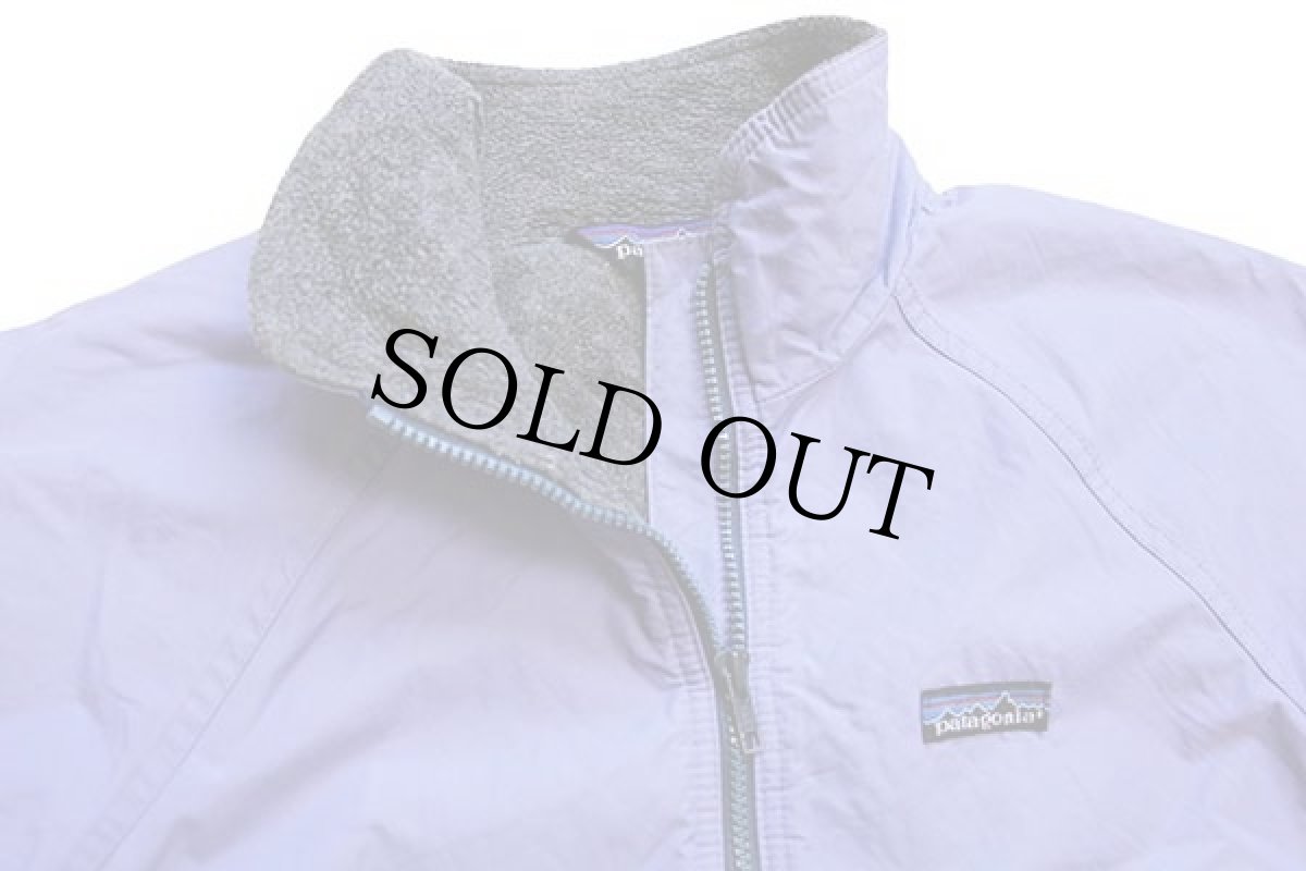 画像3: 80s USA製 patagoniaパタゴニア フリースライナー ナイロンジャケット 薄紫 7/8★シェルドシンチラ (3)