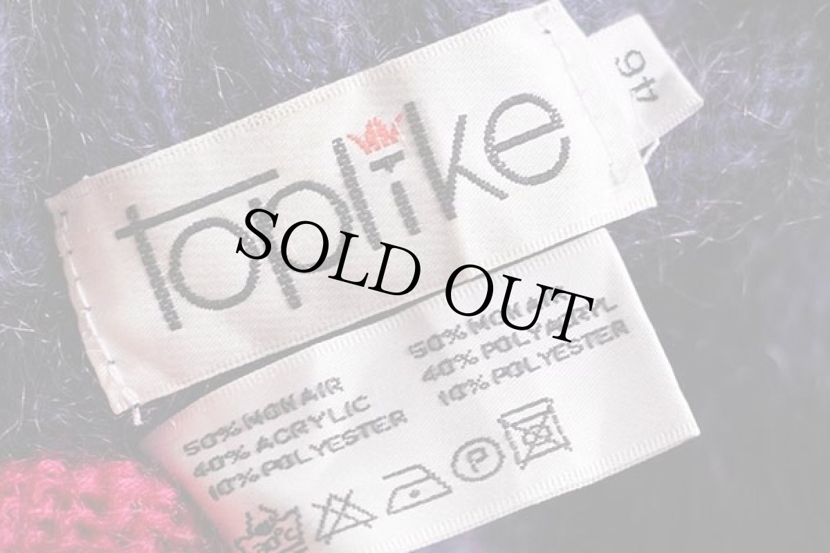 画像4: 90s toplike ロング モヘヤ ニット カーディガン 46 (4)