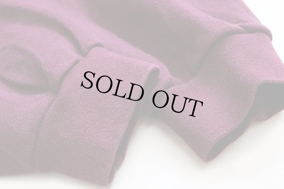 画像5: 90s USA製 The Cotton Exchange VIRGINIA TECH NOKIA アメフト 刺繍 スウェット ワインレッド L (5)