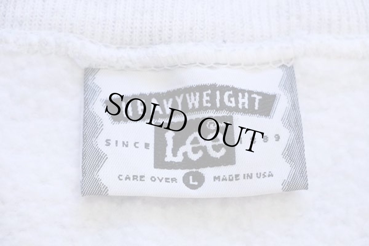 画像4: 90s USA製 Leeリー MICHIGAN STATE スウェット 杢ライトグレー L (4)