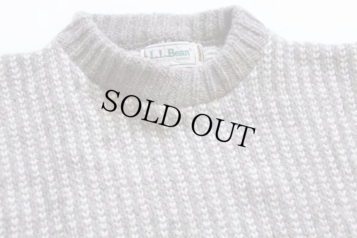 画像3: 80s L.L.Bean ノルディック柄 ウールニット セーター M (3)