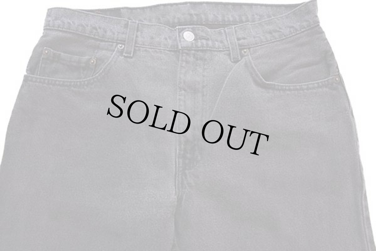 画像4: 90s オーストラリア製 Levi'sリーバイス 504 ブラック デニムパンツ w34 L32 (4)