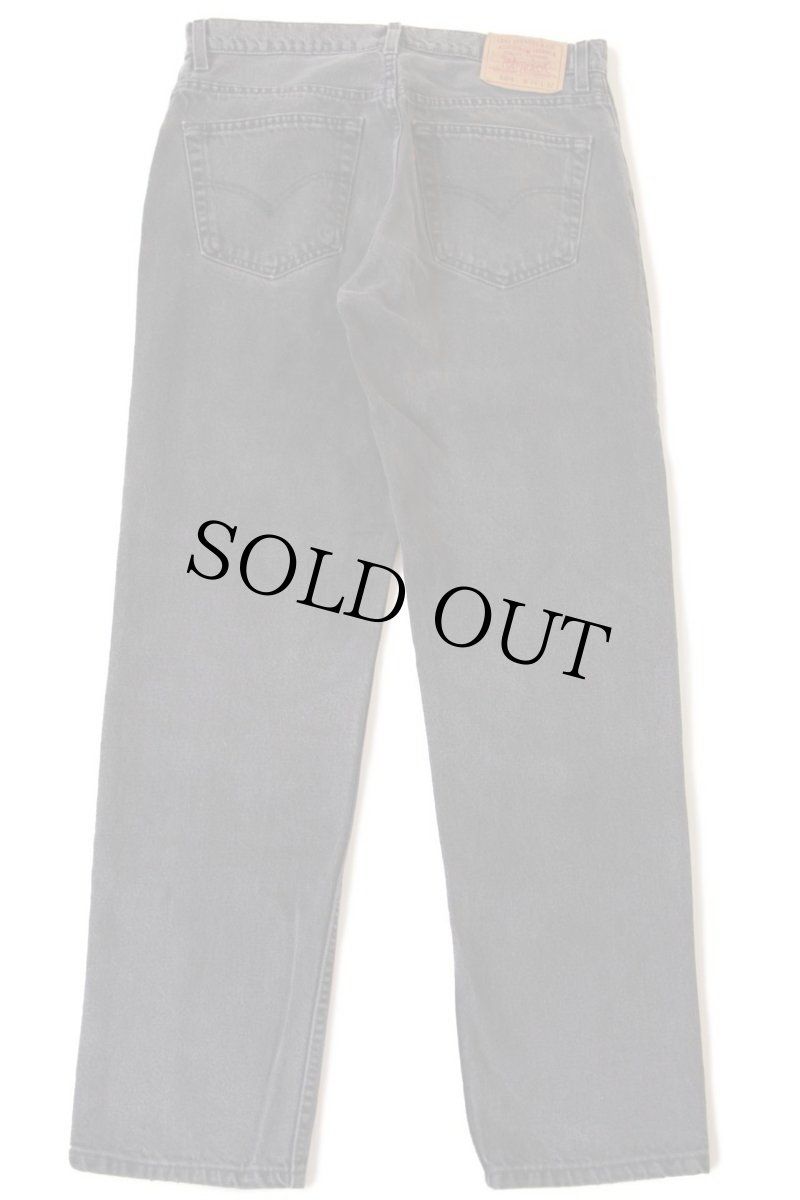 画像3: 90s オーストラリア製 Levi'sリーバイス 504 ブラック デニムパンツ w34 L32 (3)