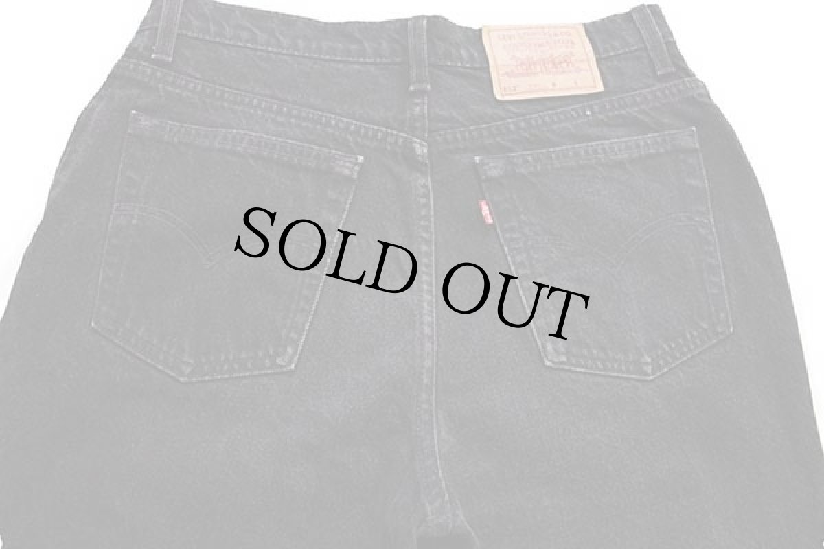画像5: 90s カナダ製 Levi'sリーバイス 512 ブラック デニムパンツ 32 R★04 ユーロ (5)