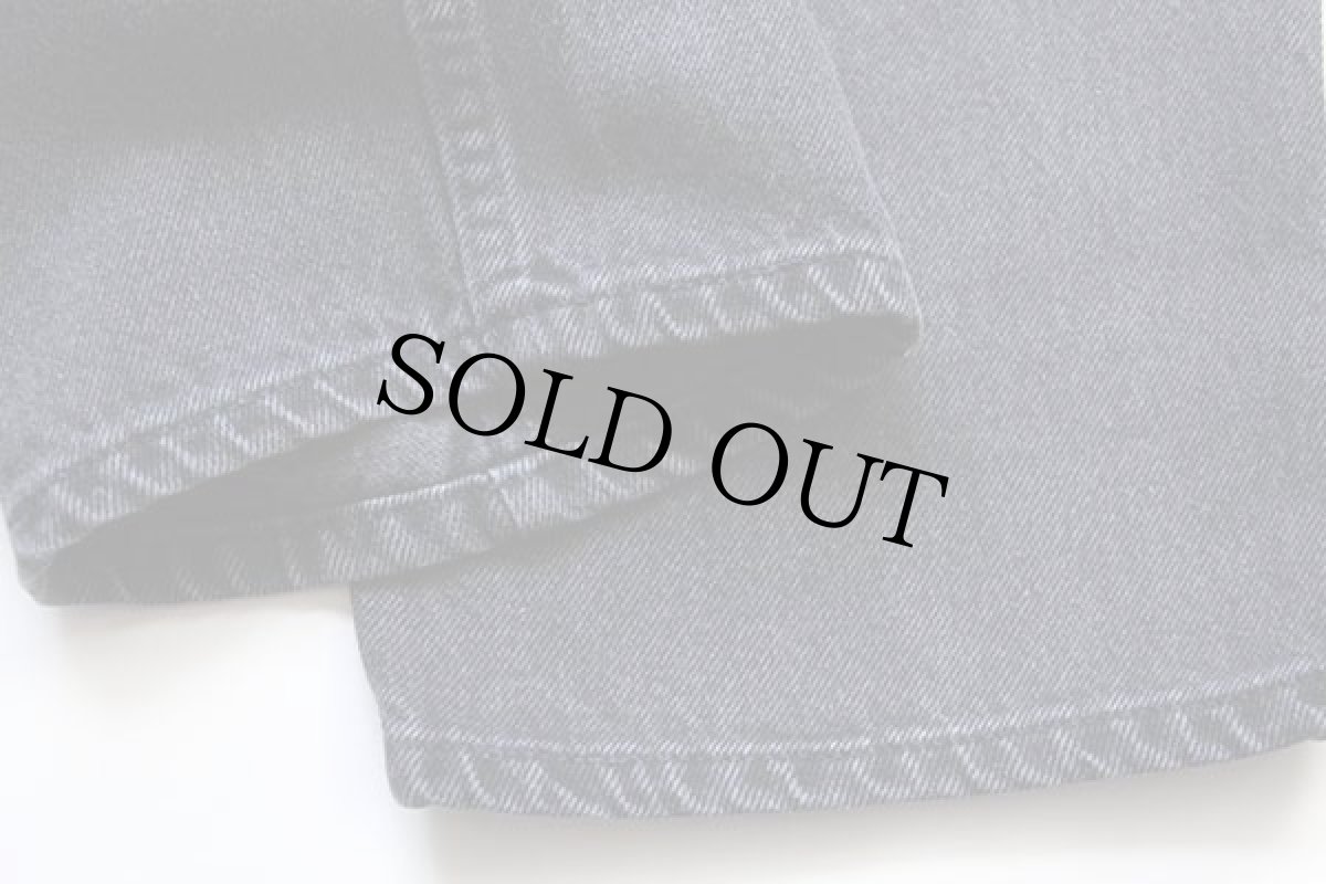 画像8: 90s USA製 Levi'sリーバイス 553 ブラック デニムパンツ w36 L32 (8)