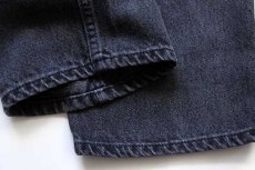 画像8: 90s USA製 Levi'sリーバイス 553 ブラック デニムパンツ w36 L32 (8)