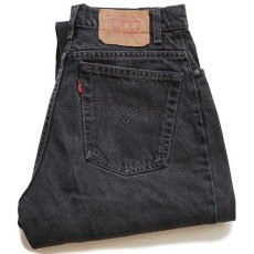 画像1: 90s オーストラリア製 Levi'sリーバイス 255 ブラック デニムパンツ 14 (1)