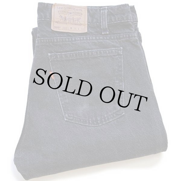 90s USA製 Levi'sリーバイス 505 ブラック デニムパンツ w36 L32 90s USA製 Levi'sリーバイス 505 ブラック デニムパンツ w36 L32