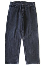 画像2: 90s メキシコ製 Levi'sリーバイス 553 ブラック デニムパンツ w36 L29 (2)