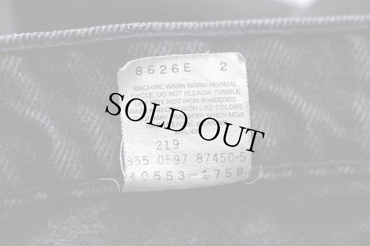 画像7: 90s メキシコ製 Levi'sリーバイス 553 ブラック デニムパンツ w36 L29 (7)