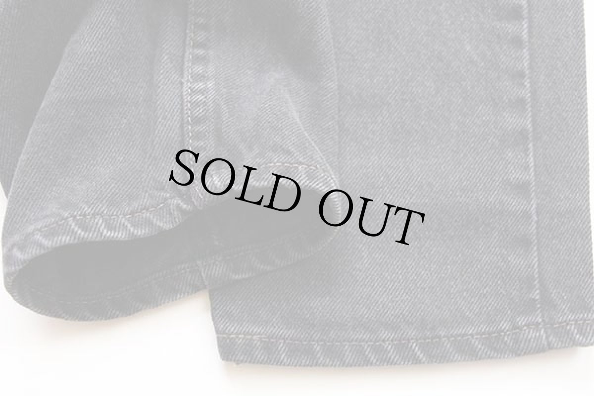 画像7: 90s オーストラリア製 Levi'sリーバイス 255 ブラック デニムパンツ 14 (7)