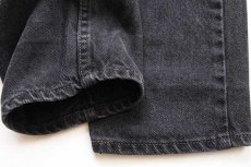 画像7: 90s オーストラリア製 Levi'sリーバイス 255 ブラック デニムパンツ 14 (7)