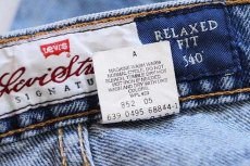 画像7: 90s USA製 Levi'sリーバイス SIGNATURE 540 デニムパンツ w33 L30 (7)