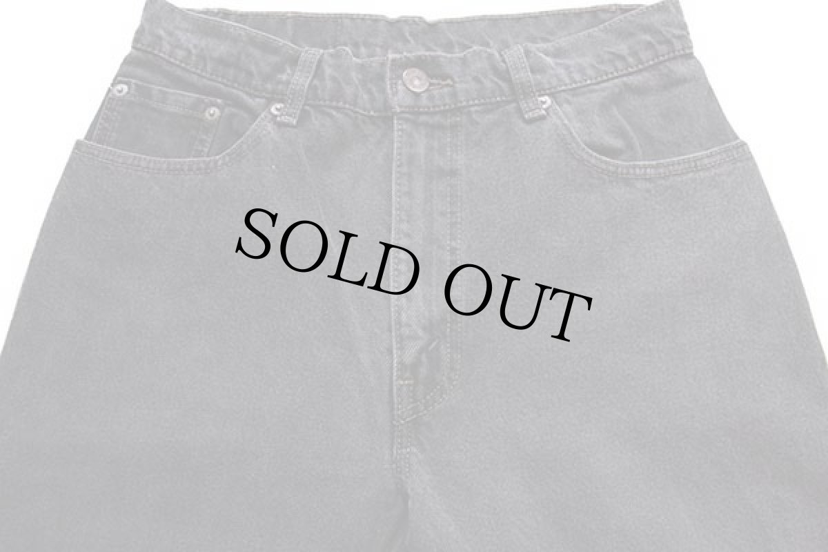 画像4: 90s オーストラリア製 Levi'sリーバイス 255 ブラック デニムパンツ 14 (4)