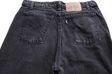 画像5: 90s メキシコ製 Levi'sリーバイス 553 ブラック デニムパンツ w36 L29 (5)