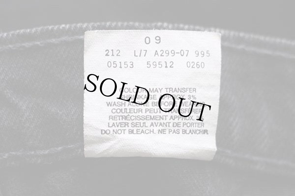 画像7: 90s カナダ製 Levi'sリーバイス 512 ブラック デニムパンツ 32 R★04 ユーロ (7)