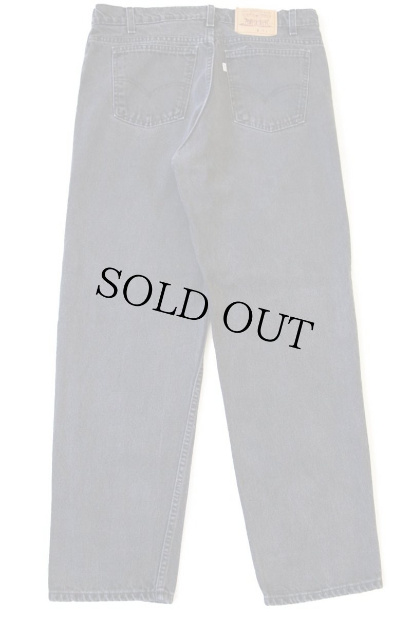 画像3: 90s USA製 Levi'sリーバイス 553 ブラック デニムパンツ w36 L32 (3)