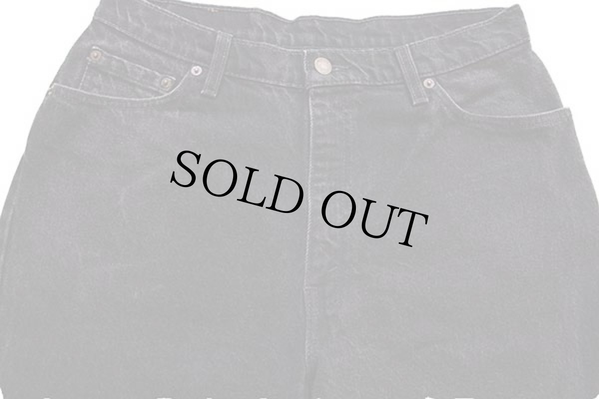 画像4: 90s カナダ製 Levi'sリーバイス 512 ブラック デニムパンツ 32 R★04 ユーロ (4)