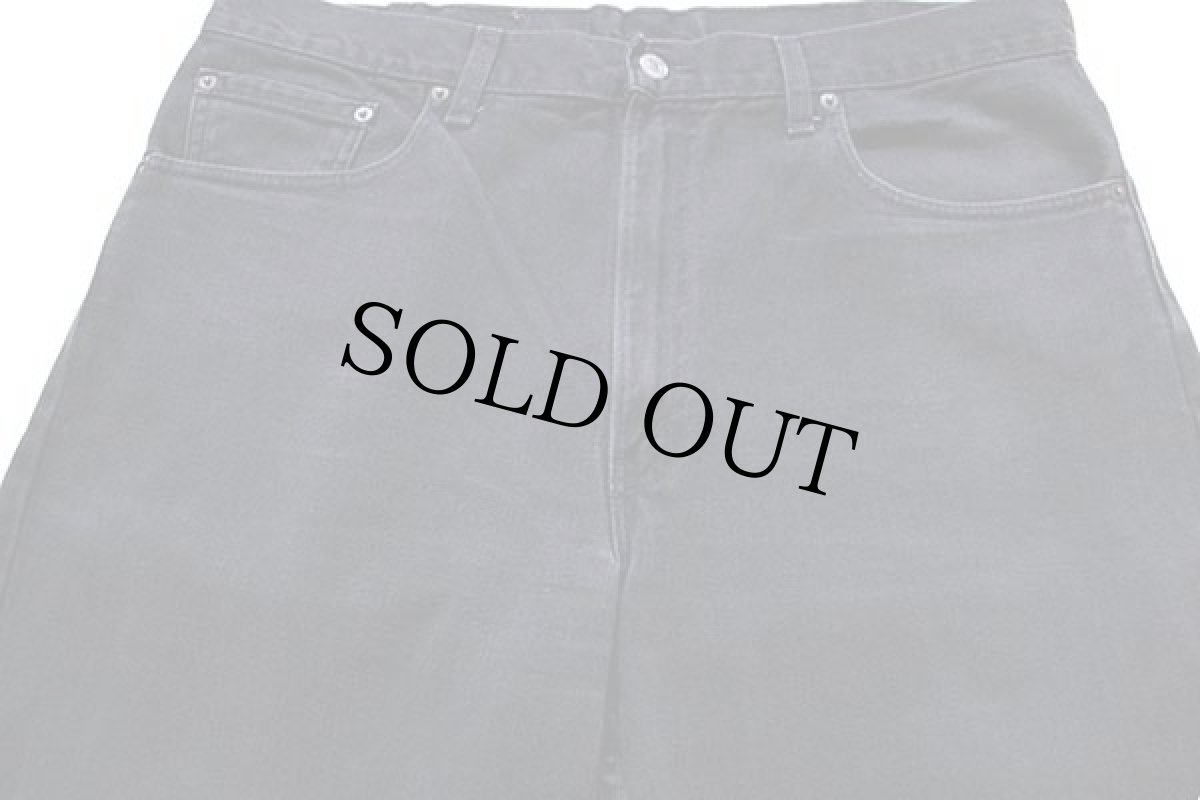 画像4: 90s カナダ製 Levi'sリーバイス 550 ブラック デニムパンツ w38 L32★77 ユーロ (4)