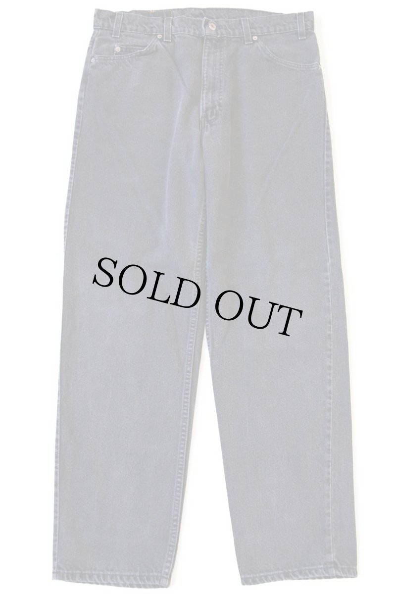 画像2: 90s USA製 Levi'sリーバイス 553 ブラック デニムパンツ w36 L32 (2)