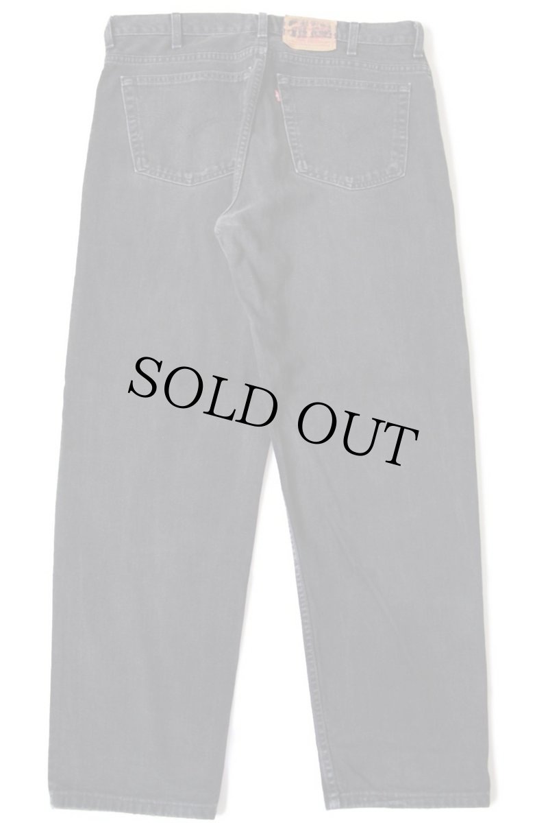 画像3: 90s カナダ製 Levi'sリーバイス 550 ブラック デニムパンツ w38 L32★77 ユーロ (3)