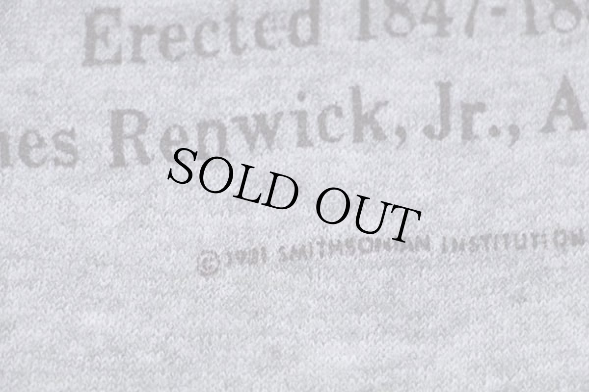 画像4: 80s USA製 Tultex Smithsonian Institution アート スウェット 杢グレー XL (4)