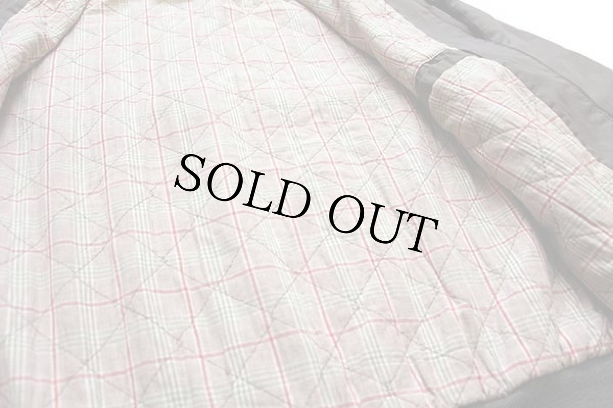 画像5: 80s IZOD LACOSTE ラコステ ワンポイント キルティングライナー ジャケット グレーブラウン XL (5)