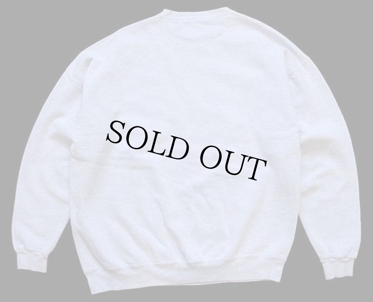 画像2: 90s USA製 NCSHP 前V スウェット 杢ライトグレー XL (2)