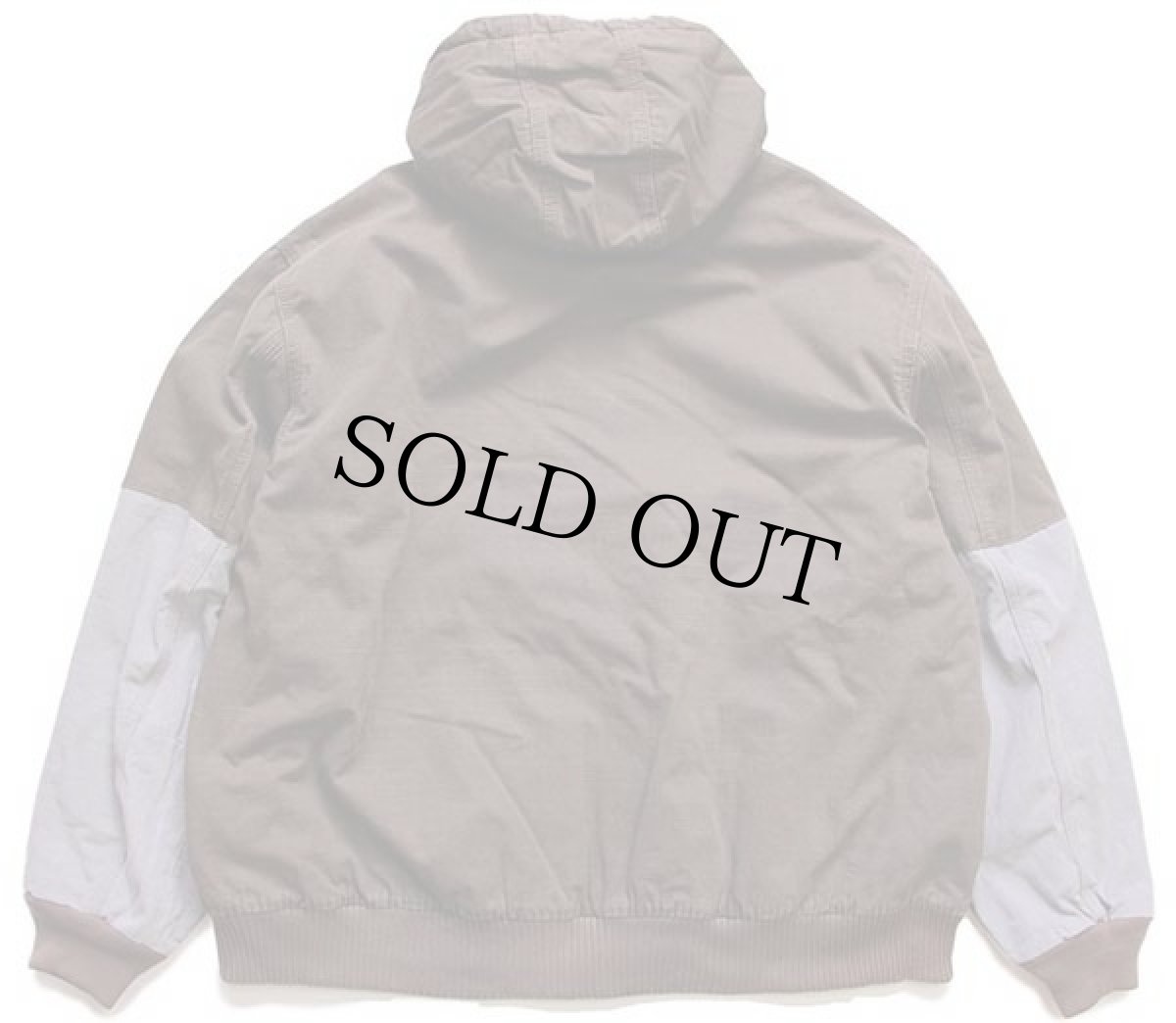 画像2: メキシコ製 carharttカーハート パッチ付き ツートン 切り替え キルティングライナー コットン アクティブジャケット パーカー 2XL (2)