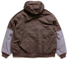 画像2: メキシコ製 carharttカーハート パッチ付き ツートン 切り替え キルティングライナー コットン アクティブジャケット パーカー 2XL (2)