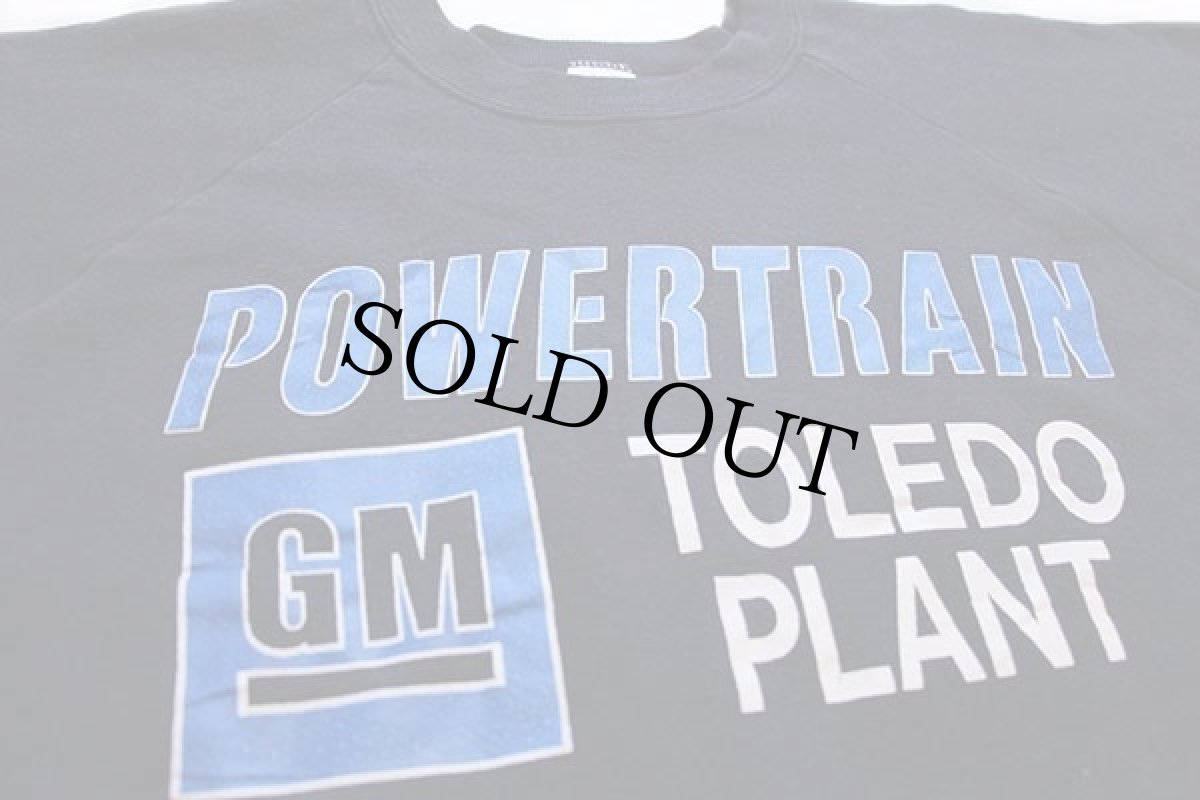 画像3: 80s USA製 GM POWERTRAIN TOLEDO PLANT スウェット 黒 XL (3)