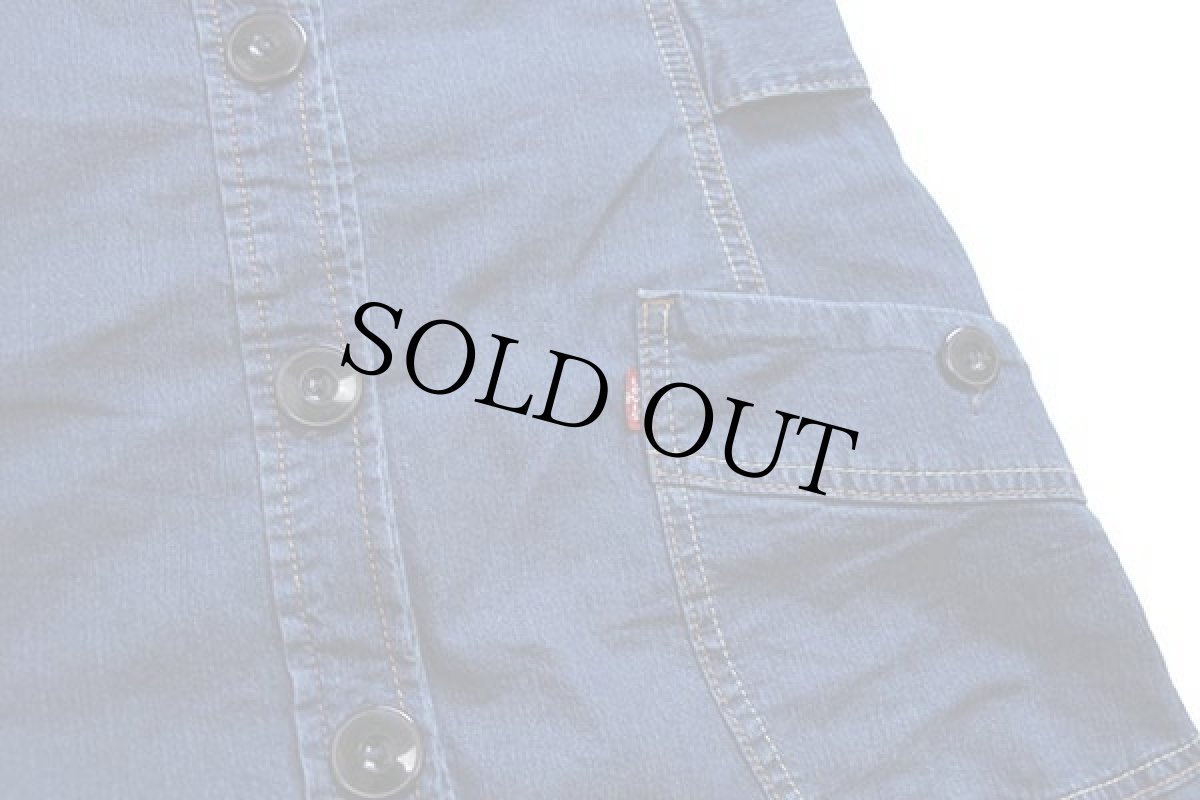 画像6: 00s Levi'sリーバイス マキシ丈 ストレッチ デニム ワンピース S MIS (6)